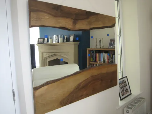 American Black Walnut Live Edged Mirror