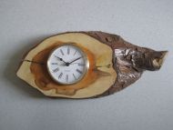Live Edge Wall Mounted Clock 