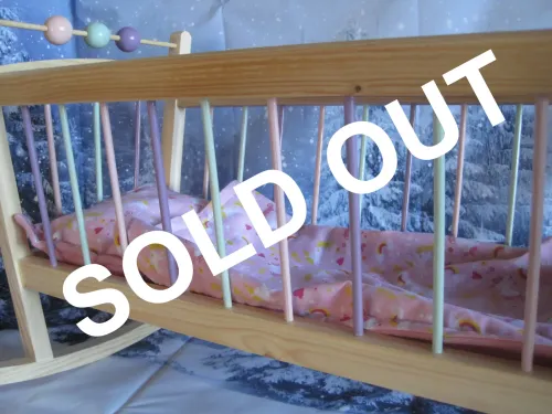 Dolls Rocking Cradle/Cot