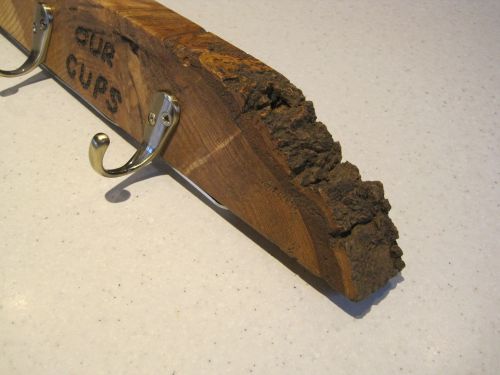 Country Kitchen Wall Mounted Mug/Cup Rack