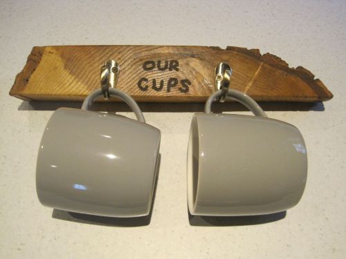 Country Kitchen Wall Mounted Mug/Cup Rack