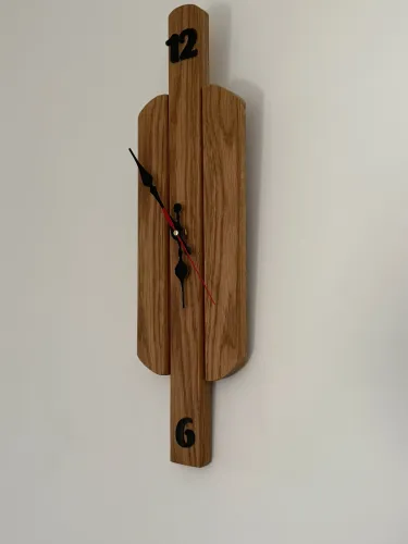 British Oak minimalist Wall Clock