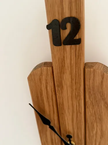 British Oak minimalist Wall Clock