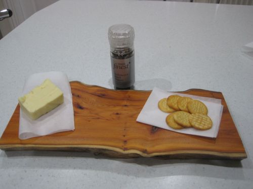 Country Style Live Edge Serving Board