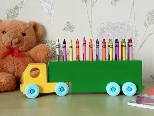 Childrens Wax Crayon Truck