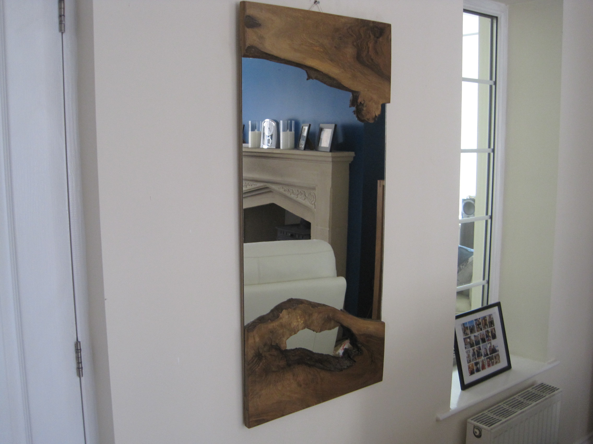 Live Edged Mirror